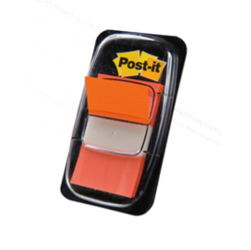 3M POST-IT INDEX SET SEGNAPAGINA 25.4MMx43.2MM COLORE ARANCIONE CONF. 50 Pz.